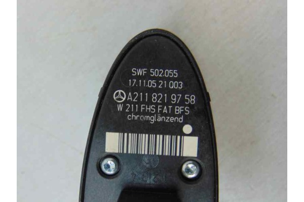 A2118219958 MANDO ELEVALUNAS DELANTERO DERECHO MERCEDES-BENZ CLASE E (BM 211) BERLINA