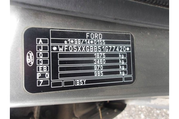 ENGINE FORD MK3 2 0 16V CJBB CJBA FILM Part manufacturer Ford OE