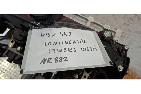 ENGINE K9K452 CONTINENTAL RENAULT KANGOO III CITAN 1 5 DCI 90KM 2013 Catalog number of the part S25053882