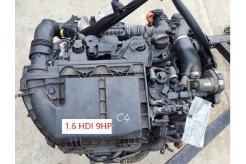 ENGINE COMPLETE INJECTION TURBO PEUGEOT CITROEN 1 6HDI 9HP DV6DTED 175000KM