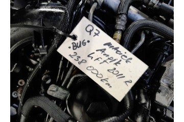 AUDI Q7 4L ENGINE COMPLETE BUG 3 0 TDI 238000KM Catalog number of the part BUG 3 0 TDI