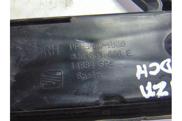 6J0853666E REJILLA PARAGOLPES DERECHA SEAT IBIZA SC (6P5) Style Connect 2016 6J0853666E 195499 SEAT - 2