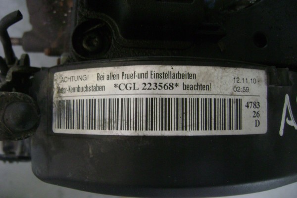 AUDI A5 2 0 TDI CGL ENGINE Version European