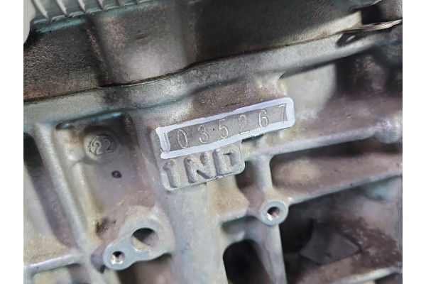 ENGINE 1ND TOYOTA YARIS II LIFT 1 4 D4D FILM MEASUREMENT Product weight with unit packaging 85 kg