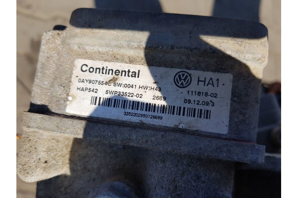 VW TIGUAN I 5N 06 10r 2 0 TDI DYFER BRIDGE REAR MBC 0AY525010C 0AY907554C Catalog number of the part 0AY907554CXAUTOPX