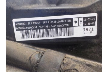 ENGINE POST CHY SKODA FABIA III 2021R 60 KM 1 0 MPI Part manufacturer Skoda OE