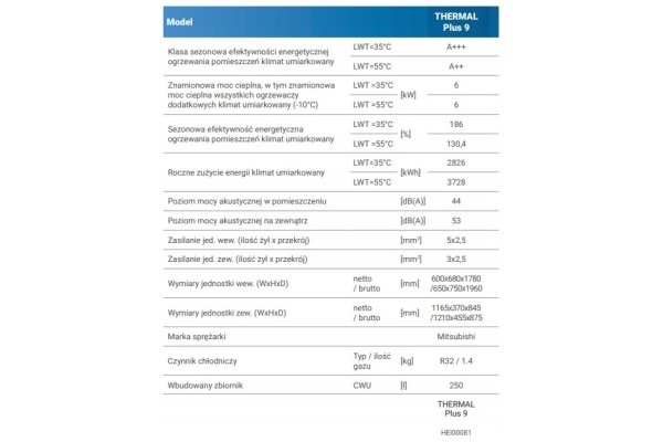 Bomba de calor Heiko Thermal Plus 9kW