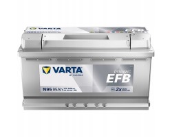 Battery 12V 95Ah 850A EFB Start Stop LATEST DATE OF MANUFACTURE VARTA