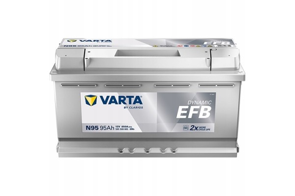 Battery 12V 95Ah 850A EFB Start Stop LATEST DATE OF MANUFACTURE VARTA