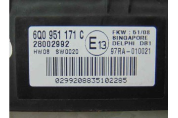 6Q0951171C MODULO ELECTRONICO VOLKSWAGEN POLO IV (9N3)