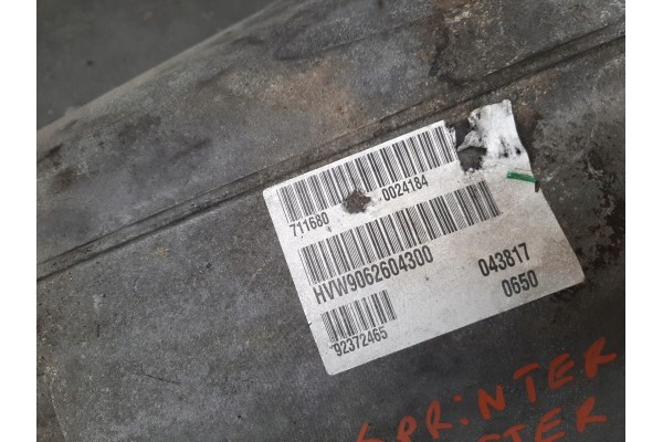 MERCEDES BENZ SPRINTER W906 MANUAL GEARBOX A9062610303 Catalog number of the part A9062610303