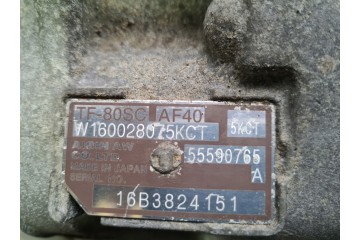 GEARBOX AUTOMATIC OPEL ZAFIRA C 2 0 CDTI 170KM B20DTH Transmission type automatic
