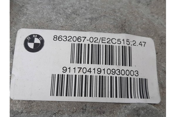 Bridge Dyfer Rear 2 47 BMW 5 G30 G31 Catalog number of the part 8632067 9454750 33108632067 33109454750 CATPOL 23775