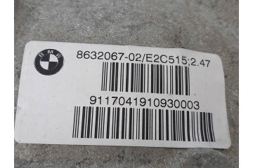 Bridge Dyfer Rear 2 47 BMW 5 G30 G31 Catalog number of the part 8632067 9454750 33108632067 33109454750 CATPOL 23775
