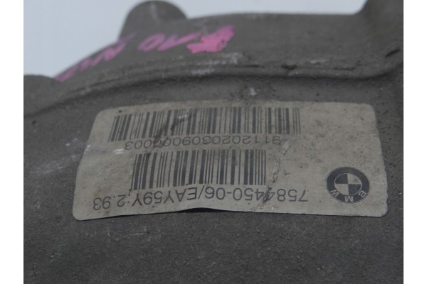 DIFFERENTIAL BRIDGE BMW F10 N47D20C AUTOMATIC 7584450 Part manufacturer BMW OE
