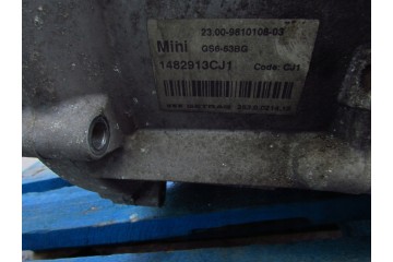 MINI R60 COUNTRYMAN 1 6T 4x4 GEARBOX MANUAL GS6 53BG Catalog number of the original GS6 53BG MINI