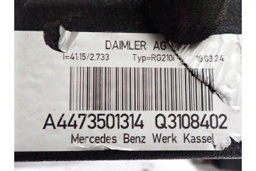 Puente diferencial trasero Mercedes Vito Viano W447 A4473501314 41 15 