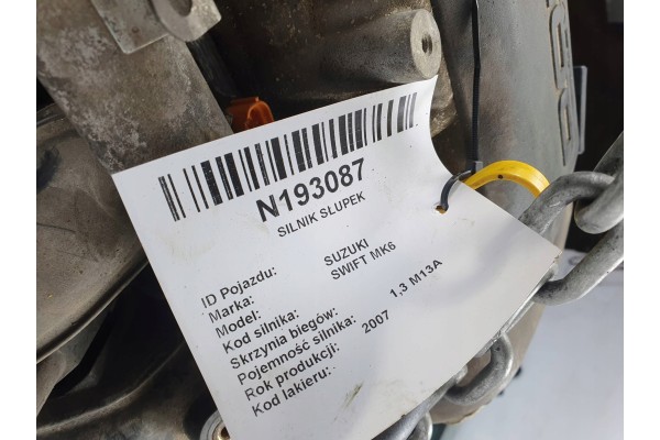 ENGINE POST M13A 1 3 92 KM SUZUKI SWIFT MK6 Part manufacturer Suzuki OE