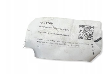 MOST DYFER 36 11 Mercedes Vito Viano W639 2 2 CDI Catalog number of the part MAW26196