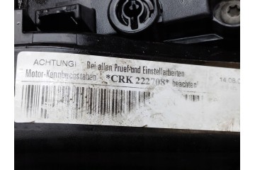Audi A3 8V 1 6 TDI ENGINE POST CRK MOTOR Catalog number of the part CRK222708