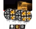 4X 9 Long Range LED Headlight with Orange White Flashing Light EAN GTIN 6900549557123