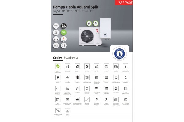 Bomba de Calor ROTENSO AQUAMI SPLIT 8 kW Paquete Premium