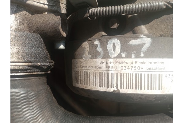 COMPLETE ENGINE VW TOURAN PASSAT B6 GOLF V AUDI A3 8P 1 9 TDI BRU Catalog number of the part BRU