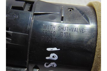 68760JD10A REJILLA AIREADORA NISSAN QASHQAI (J10) Acenta 2010 68760JD10A 198415 NISSAN - 1