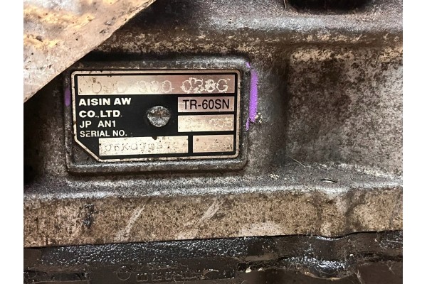 PORSCHE CAYENNE AND 1 7L 09D300038G GEARBOX Product weight 0 kg