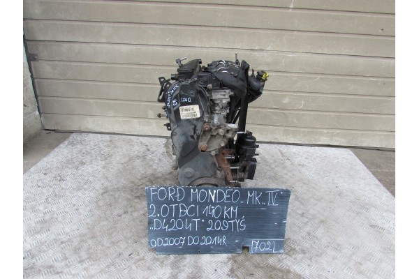 ENGINE 2 0 TDCI FORD D4204T 208TYS KM