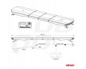 Warning beam 156 LED 51 functions 117cm approval R65 R10 12V 24V Batteries included no