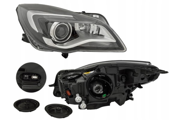 HEADLAMP P BI XENON LED D3S H11 LED PSY24W ELECTRIC WITH MOTOR WITH Catalog number of the part 1ZT 011 166 721