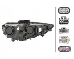 HEADLAMP LAMP LEFT BI XENON