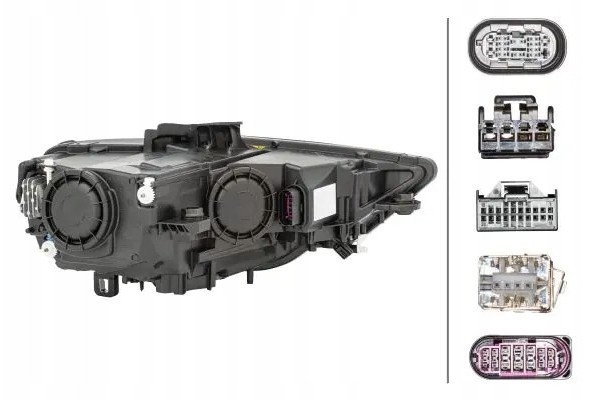 HEADLAMP LAMP LEFT BI XENON