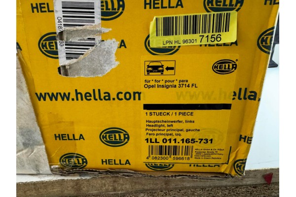 Hella 1LL 011 165 731 Headlight front lamp Opel Insignia A Lift Version European