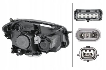 HEADLAMP LAMP 1EL 010 335 251 HELLA NISSAN