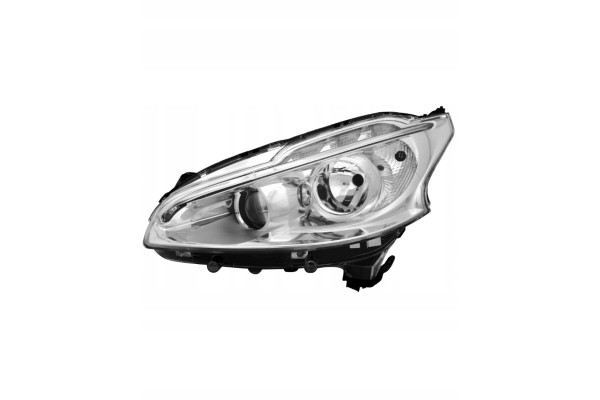 Headlight left VALEO PEUGEOT 208 04 12 12 19 57B1091V