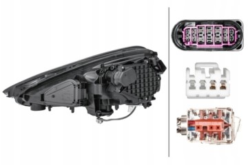 HEADLAMP 58T110 H CAYENNE 10 14 Catalog number of the part 1EL 011 745 581