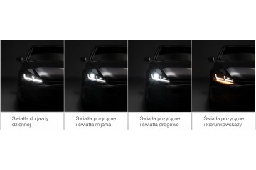 Osram LED headlight HL 104 BK Golf VII Black lamp Type of low beam headlights LED