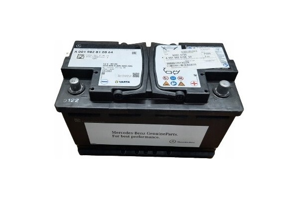 BATTERY MERCEDES AGM 80Ah 12V VRLA A0019828108