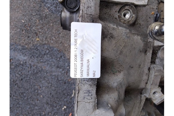 Caja de Cambios Manual MA2 para PEUGEOT 2008 1.2 PureTech