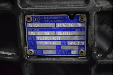 MAN TGX gearbox ZF 12 AS 2331 TD Retarder Transmission type automatic