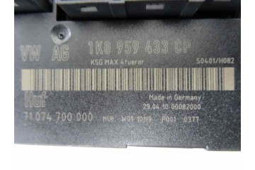 1K0959433CP MODULO CONFORT VOLKSWAGEN CADDY (2K)(02.2004) Tramper 2010 1K0959433CP 163312 VOLKSWAGEN - 1