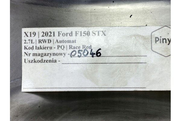 Inserto de puente trasero diferencial Ford F150 2021 USA