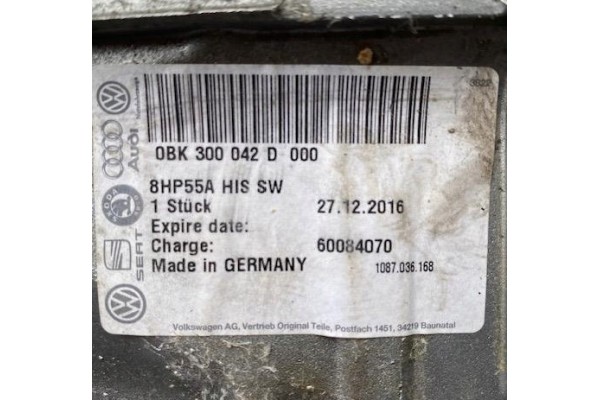 Automatic transmission ZF 8HP55 AUDI S4 S5 A6 A7 A8 Q5 3 0TFSI SHN NEW Car type 4x4 SUV passenger cars