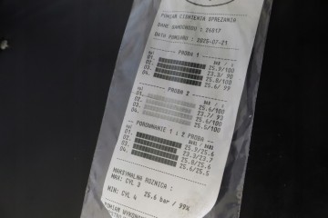 ENGINE TOYOTA YARIS II 1 4D4D 88KM 1N P72L TEST Packaging status replacement