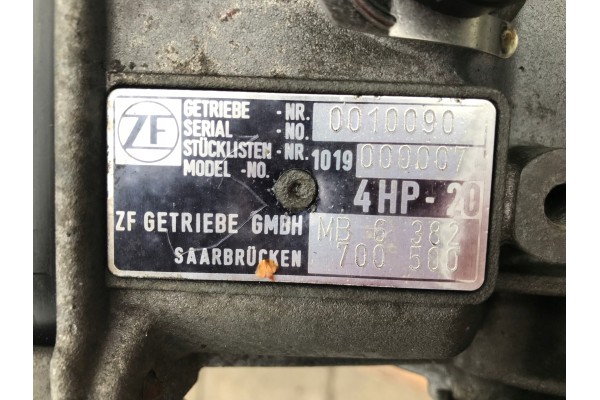 MERCEDES VITO W638 AUTOMATIC TRANSMISSION AUTOMATIC 2 3 PETROL Catalog number of the original 4hp 20 0010090 0010090 000007 MB63