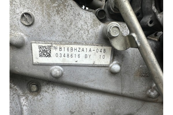SUBARU XV 1 6 FB16 FB16BHZA1A ENGINE COMPLETE 74 THOUSAND KM Catalog number of the part SUBARU XV 1 6 FB16 FB16BHZA1A SILNIK KOM
