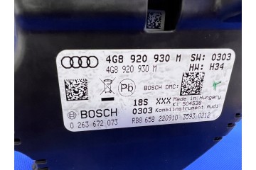 AUDI A6 A7 C7 4G 3 0 TFSI COUNTER CLOCKS 4G8920930M Car type passenger cars