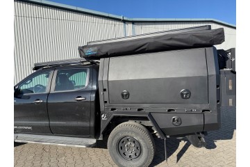 Freestanding awning Foxwing HD 270 28 kg canopy black left Packaging status original